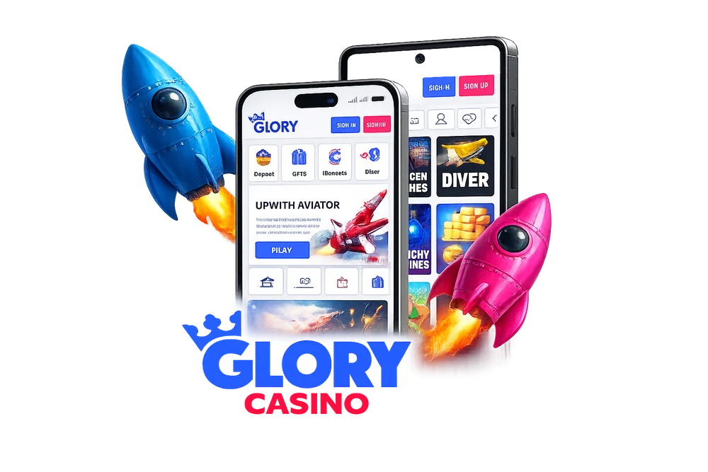Glory অ্যাভিয়েটর ও ক্র্যাশ গেম মোবাইল অ্যাপে